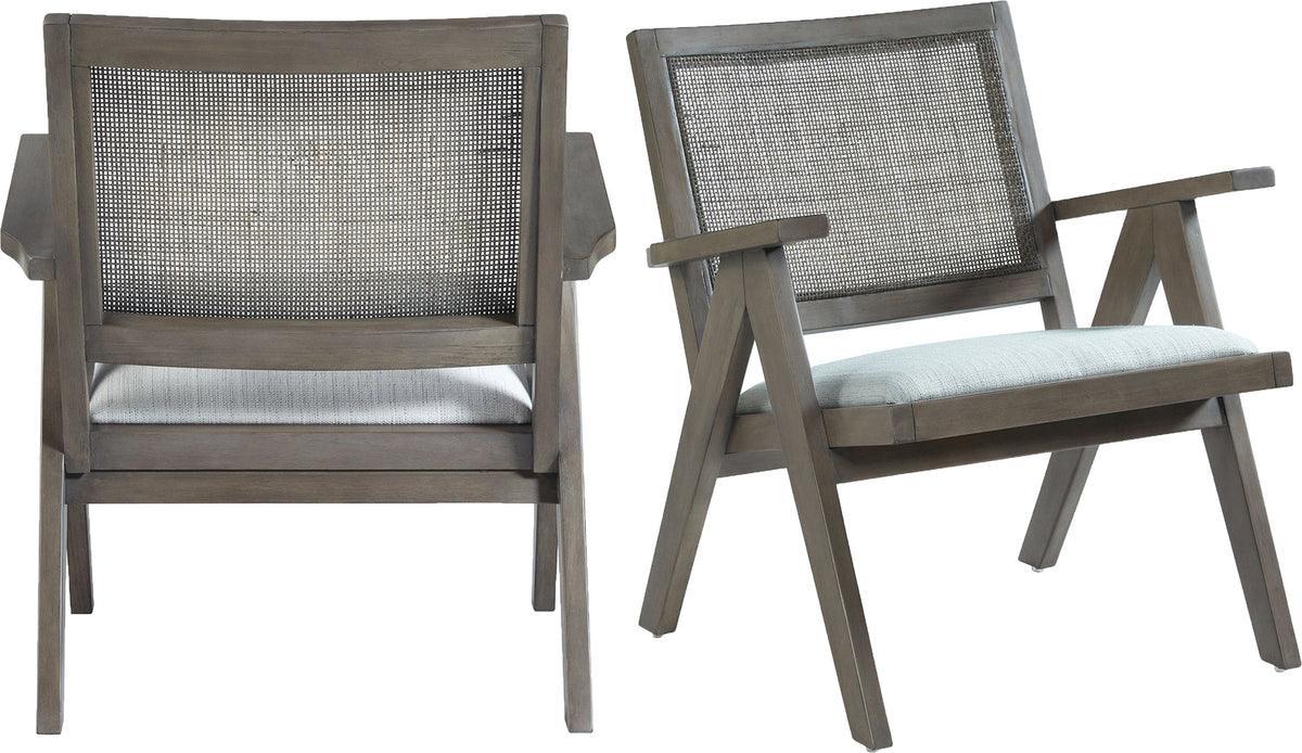 Elements Accent Chairs - Chaucer Lounge Chair in Grey