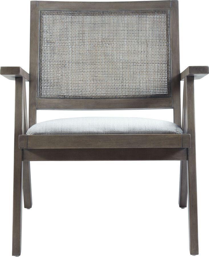 Elements Accent Chairs - Chaucer Lounge Chair in Grey