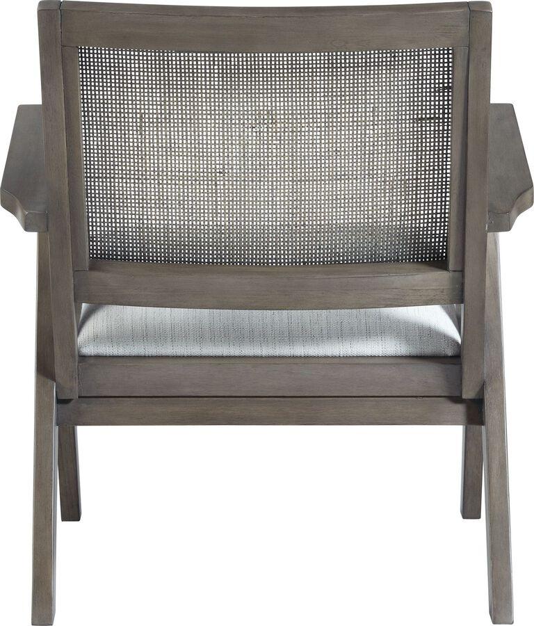 Elements Accent Chairs - Chaucer Lounge Chair in Grey