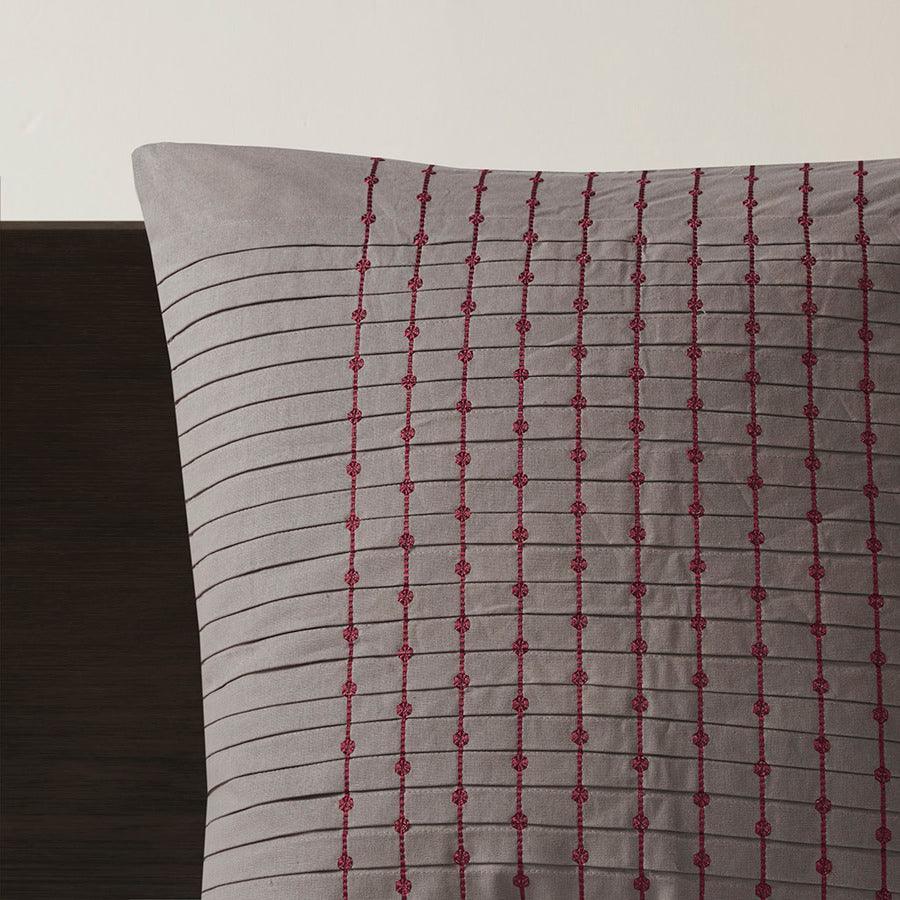 Olliix.com Pillowcases & Shams - Cherry Blossom Euro Sham Gray