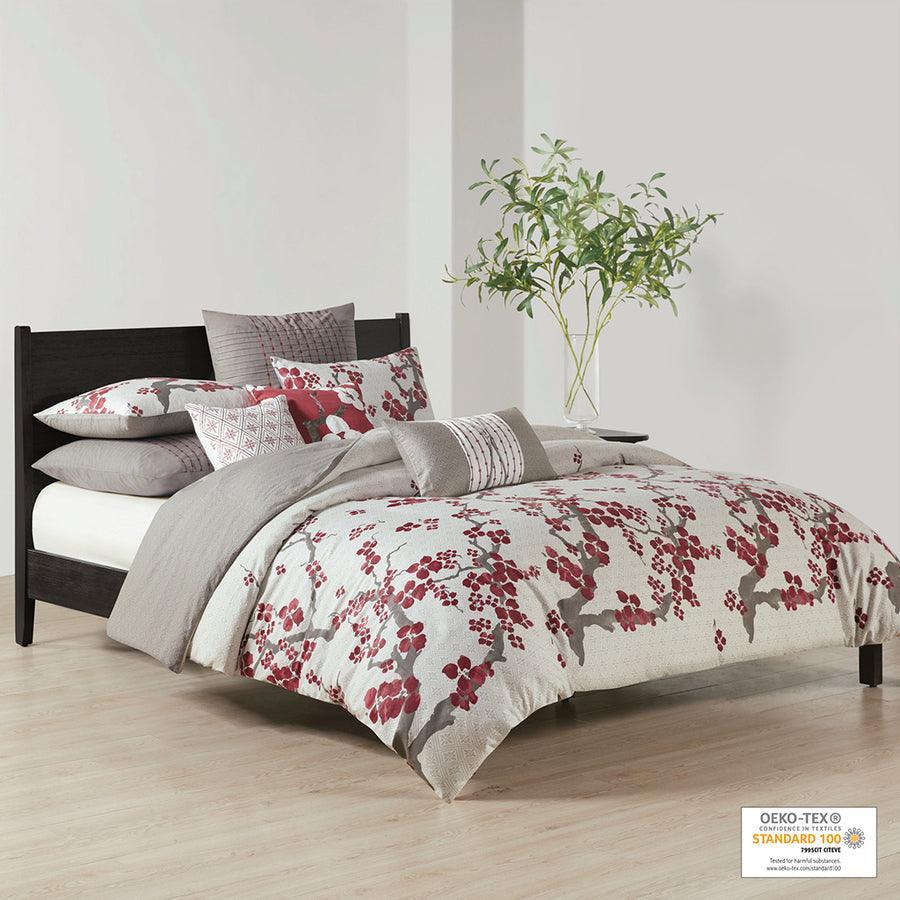 Olliix.com Comforters & Blankets - Cherry Shabby Chic Blossom Comforter Mini Set Multi King