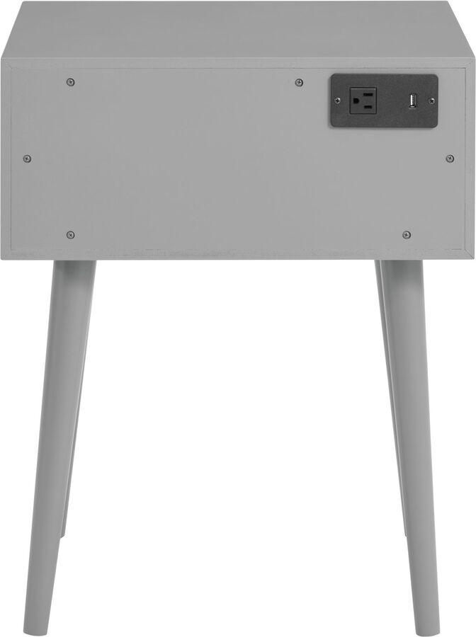Elements Nightstands & Side Tables - Chesham Side Table in Grey