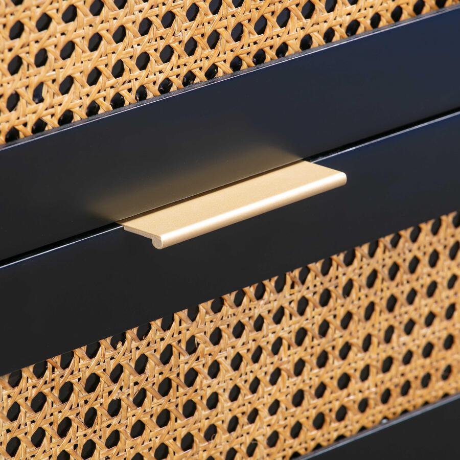 Tov Furniture Dressers - Christine 6 Drawer Dresser Black
