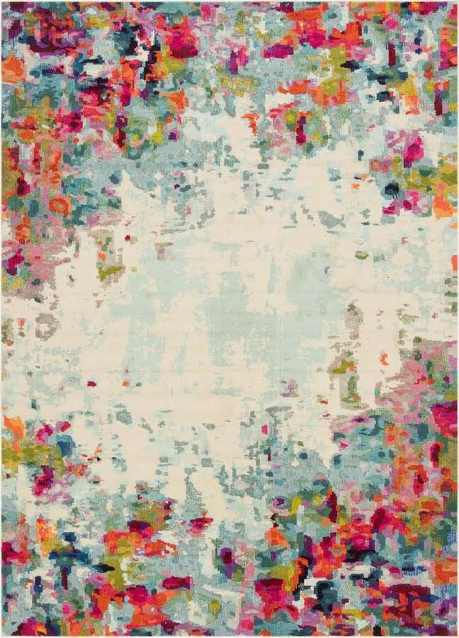 Unique Loom Indoor Rugs - Chromatic Coastal 10x13 Rectangular Rug Multi