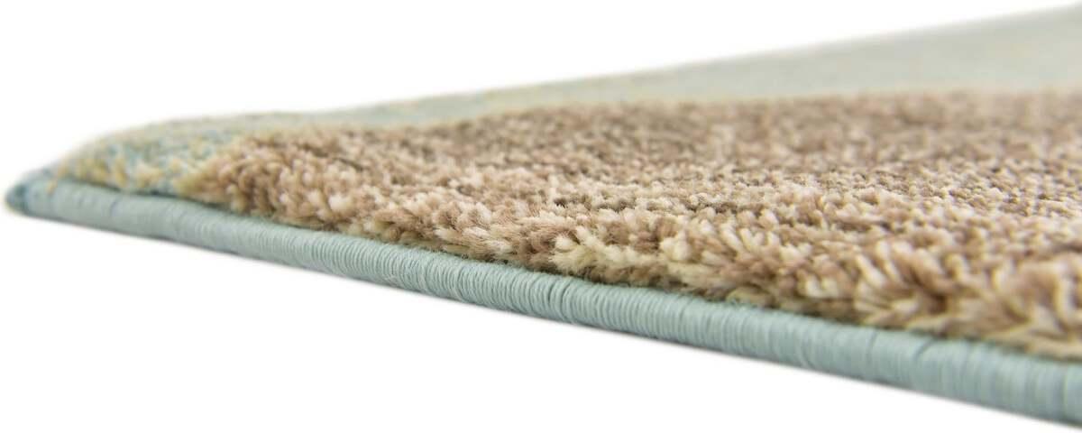 Unique Loom Indoor Rugs - Chromatic Coastal Palace Rectangular Rug Blue
