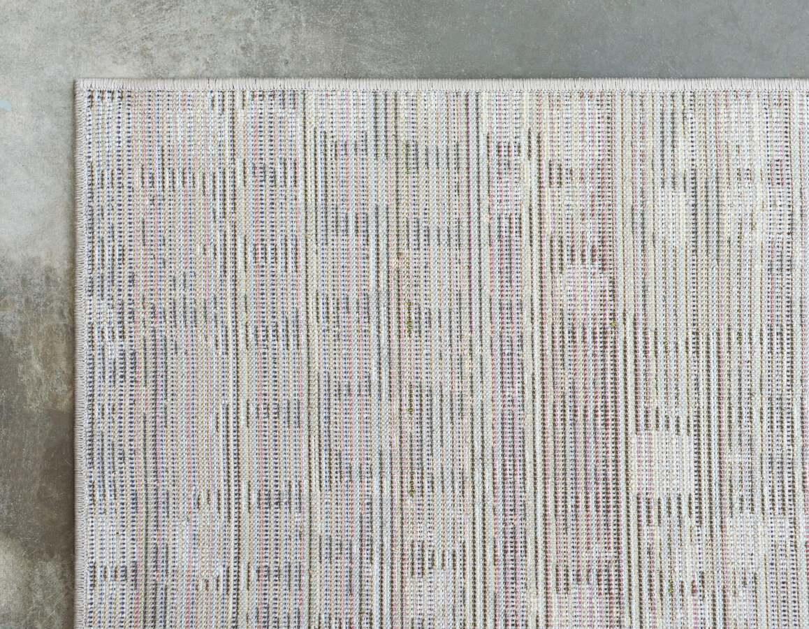 Unique Loom Indoor Rugs - Chromatic Contemporary Palace Rectangular Rug Gray