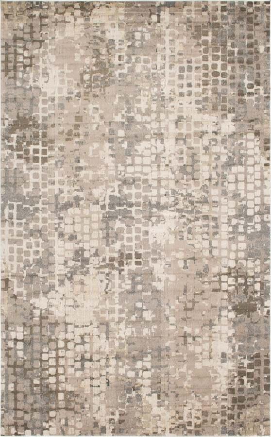 Unique Loom Indoor Rugs - Chromatic Contemporary Palace Rectangular Rug Gray