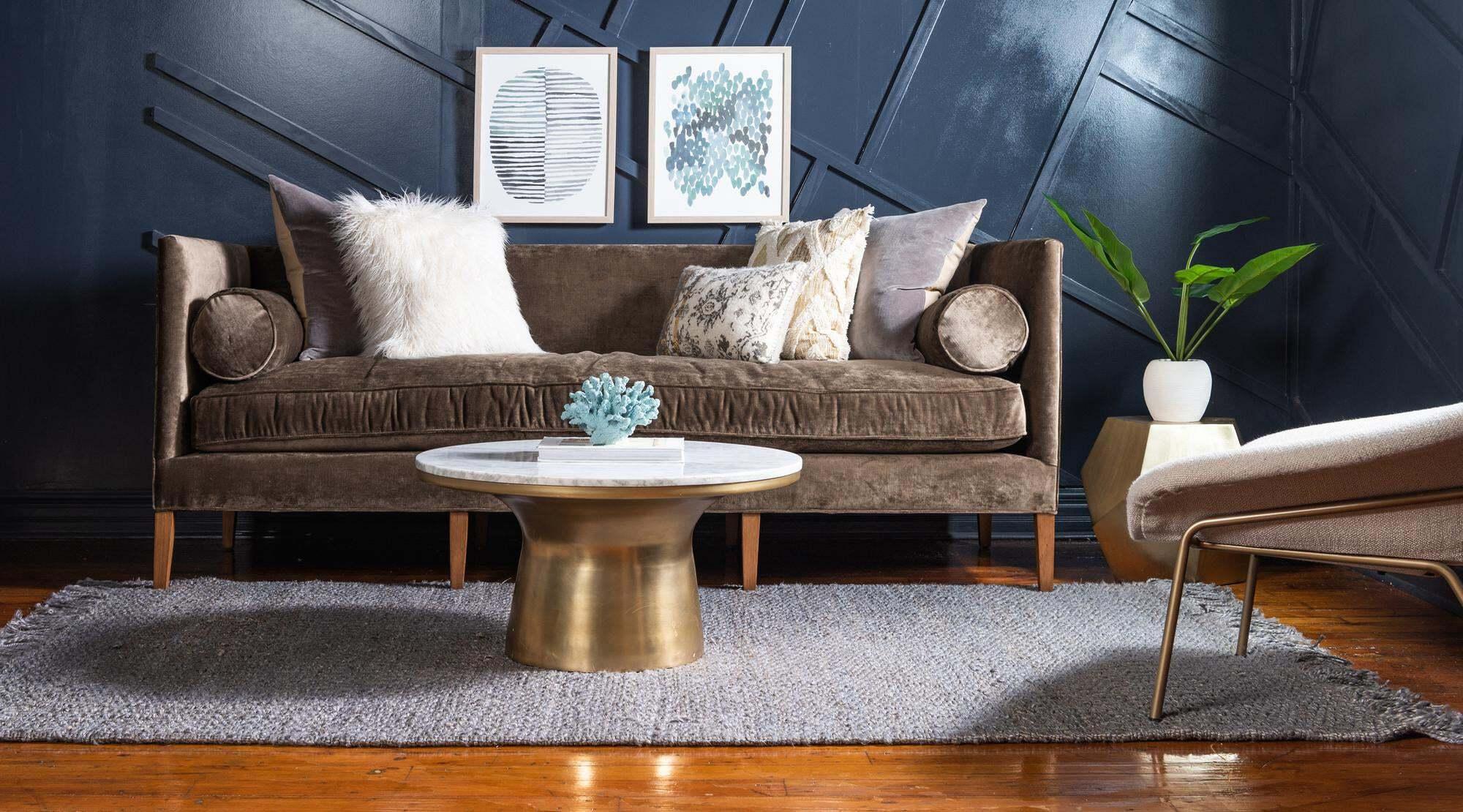 Unique Loom Indoor Rugs - Chunky Jute Solid Rectangular 8x10 Rug Gray