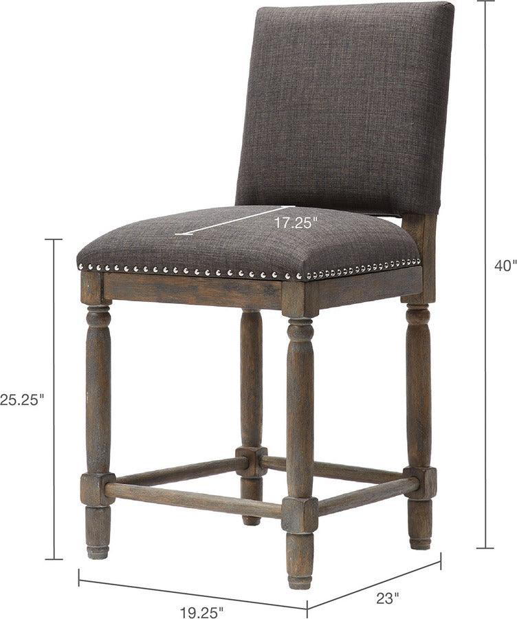 Olliix.com Barstools - Cirque Counter Stool Gray