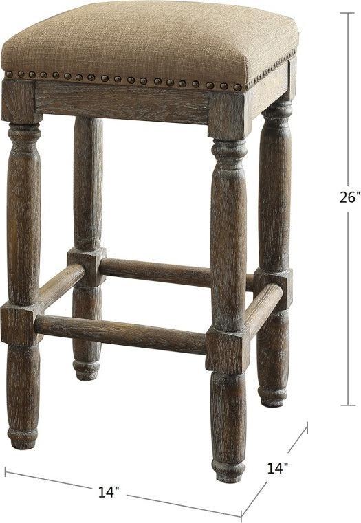 Olliix.com Barstools - Cirque Counter Stool Sand (Set of 2)