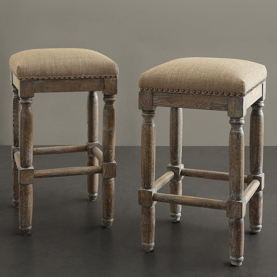 Olliix.com Barstools - Cirque Counter Stool Sand (Set of 2)
