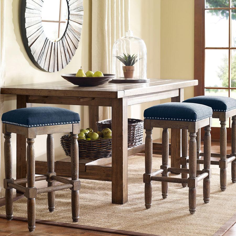 Olliix.com Barstools - Cirque Counter Stool Set of 2 Navy