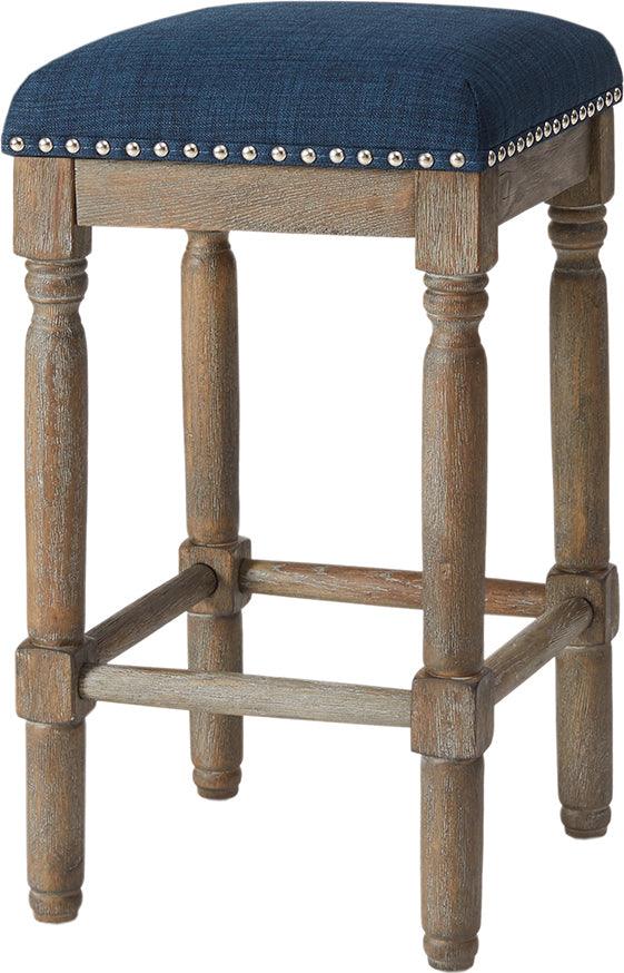 Olliix.com Barstools - Cirque Counter Stool Set of 2 Navy