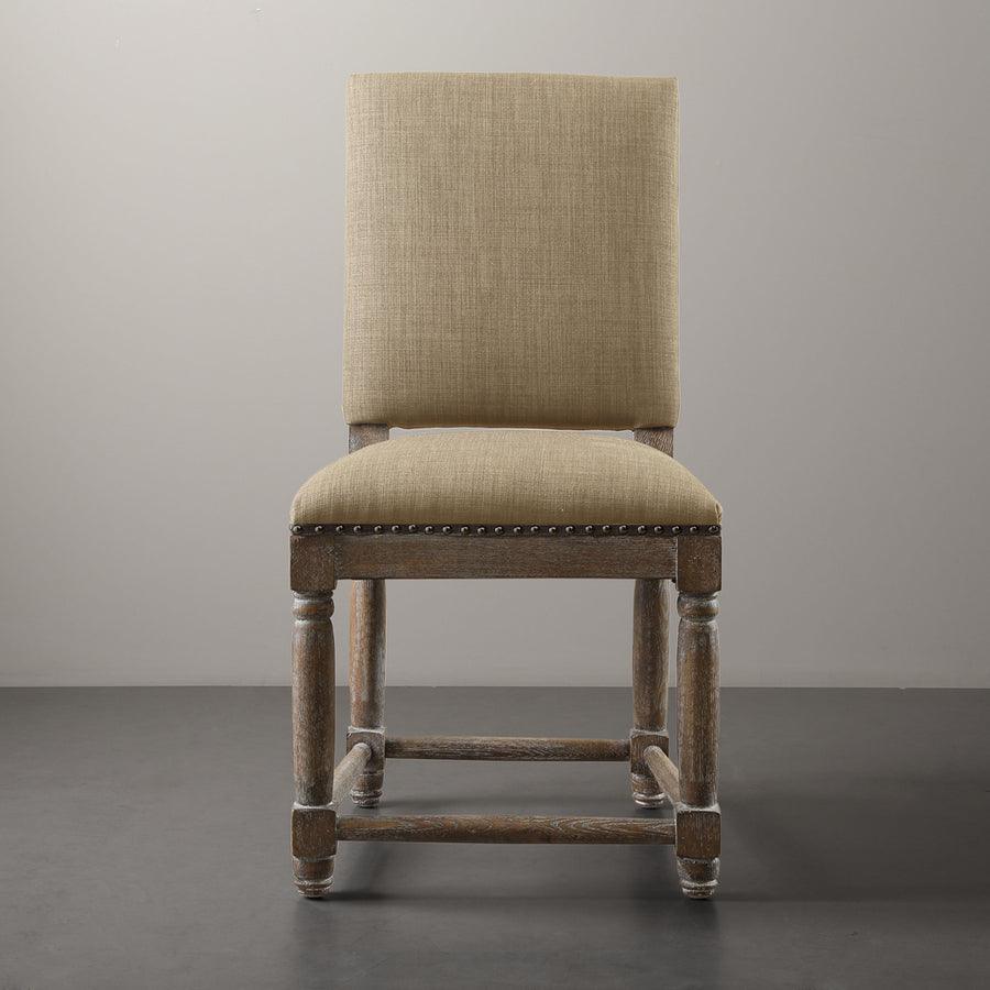 Olliix.com Dining Chairs - Cirque Industrial Dining Chair (Set of 2) 19.25W x 23.25D x 38H" Sand