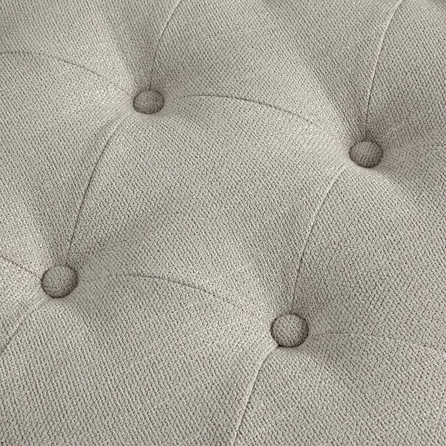 Olliix.com Ottomans & Stools - Clara Farm House Accent Ottoman 48"W x 26.75"D x 18.75"H Linen
