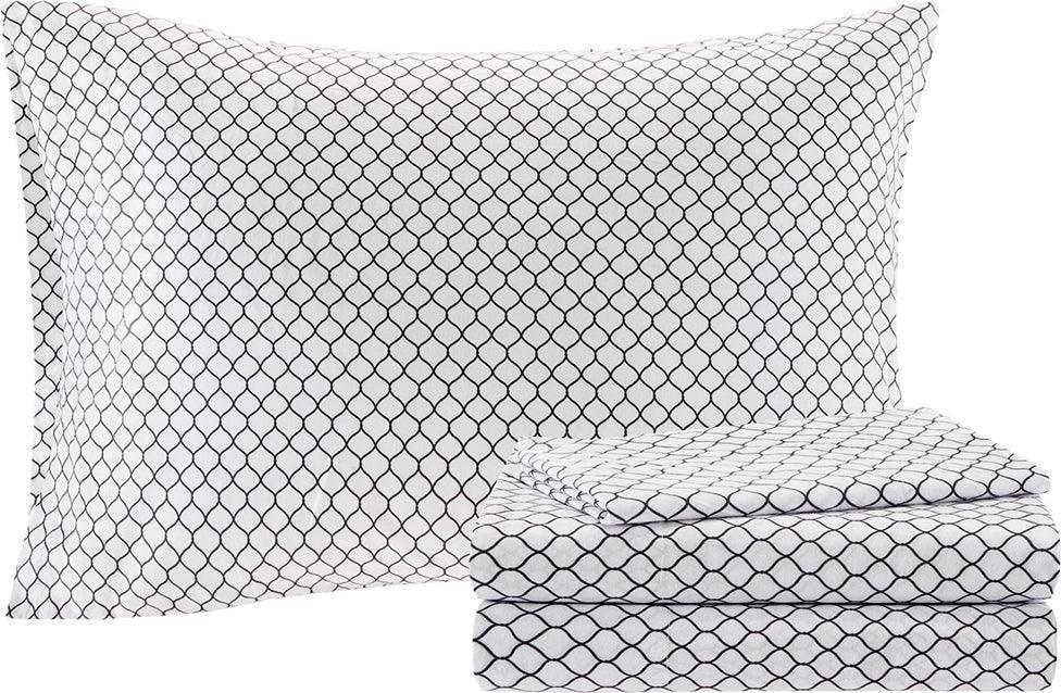 Olliix.com Comforters & Blankets - Claremont Complete Comforter and Cotton Sheet Set Purple Queen