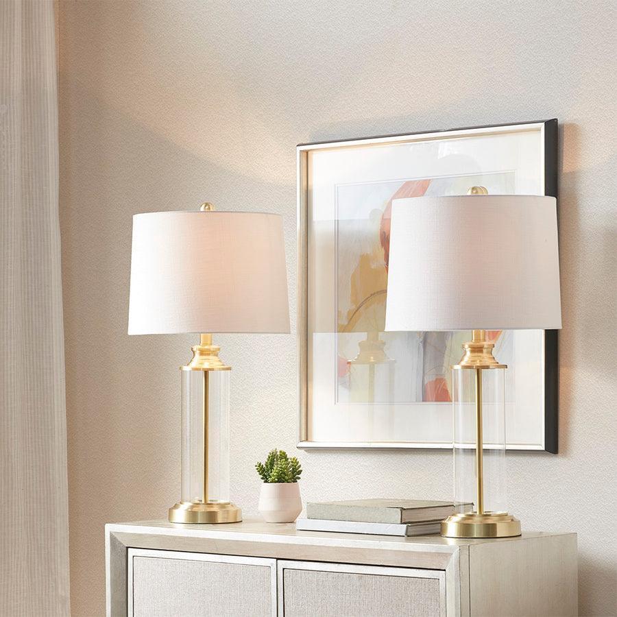 Olliix.com Table Lamps - Clarity Table Lamp Set of 2 Gold