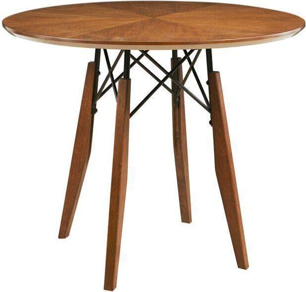 Olliix.com Dining Tables - Clark Round Dining Pecan