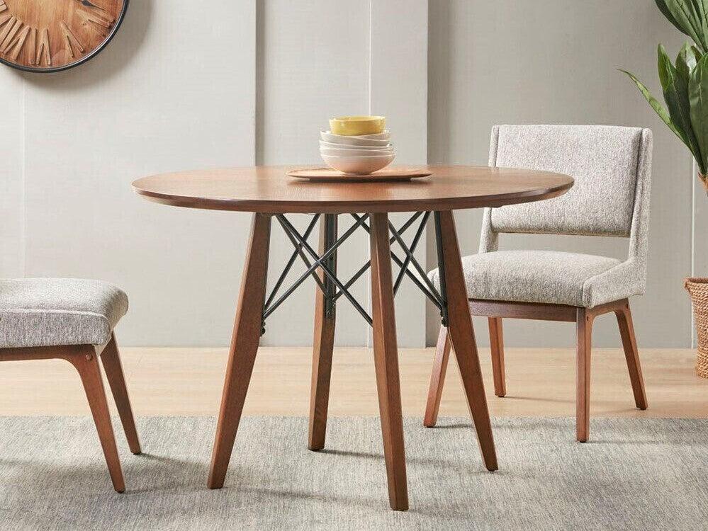 Olliix.com Dining Tables - Clark Round Dining Pecan