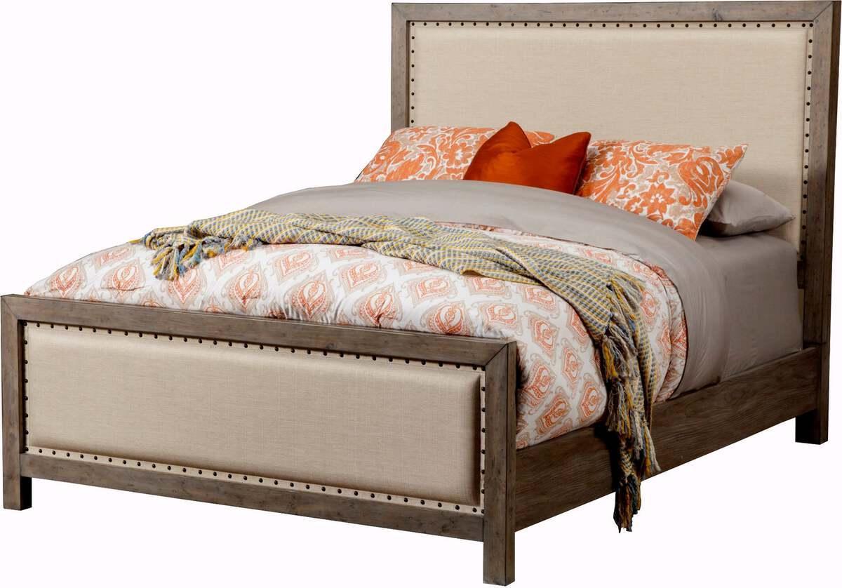 Alpine Furniture Beds - Classic California King Bed Gray