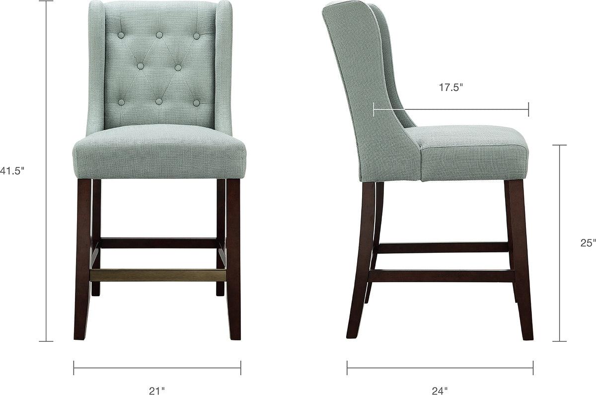 Olliix.com Barstools - Cleo Counter Stool Blue