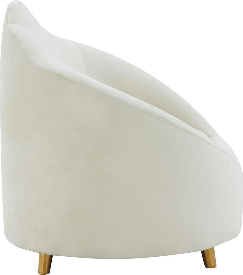 Tov Furniture Dog Beds - Cloud Cream Velvet Pet Bed
