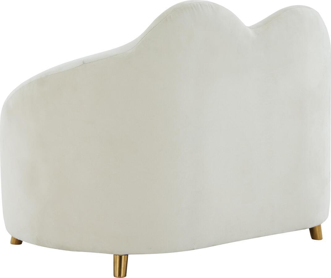 Tov Furniture Dog Beds - Cloud Cream Velvet Pet Bed