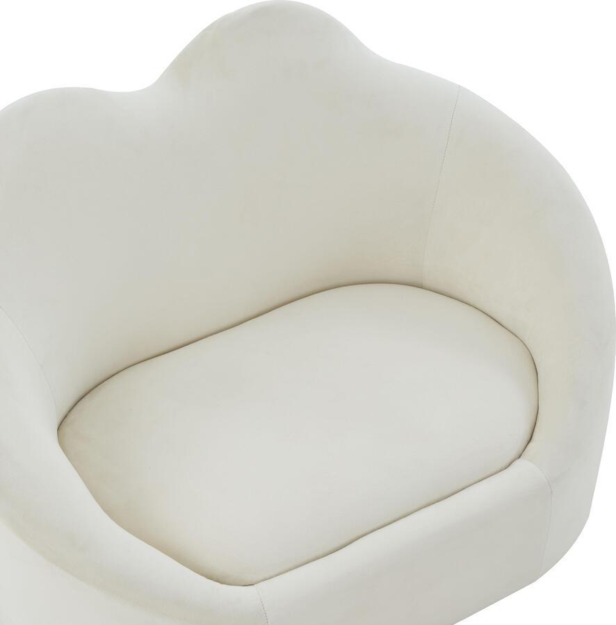 Tov Furniture Dog Beds - Cloud Cream Velvet Pet Bed