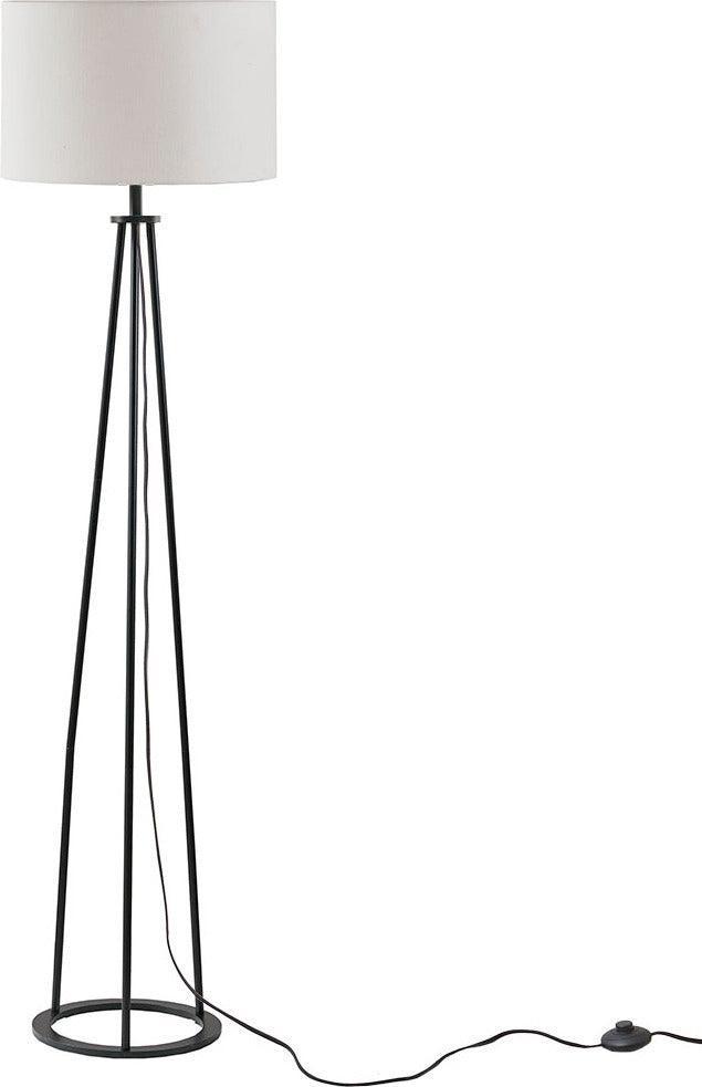 Olliix.com Floor Lamps - Clyde Floor Lamp Black