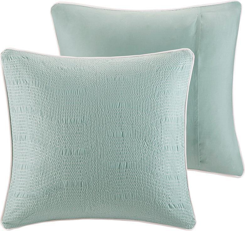 Olliix.com Pillowcases & Shams - Coastline Euro Sham Aqua