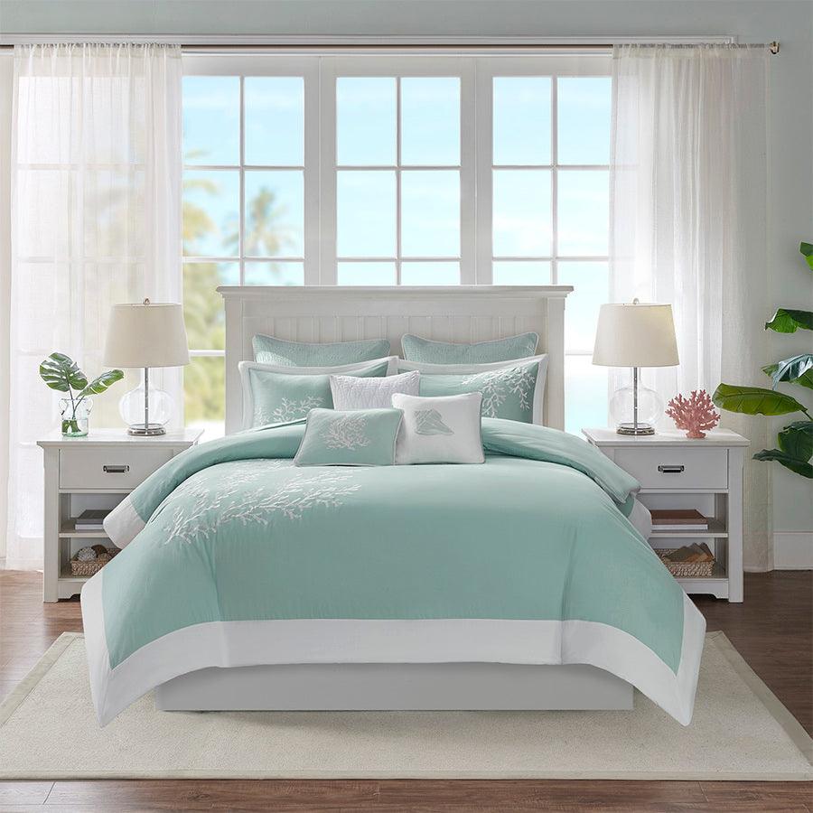 Olliix.com Pillowcases & Shams - Coastline Euro Sham Aqua