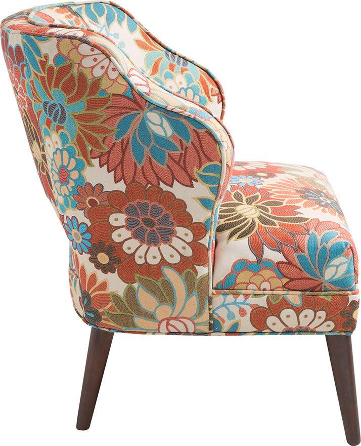 Olliix.com Accent Chairs - Cody Open Back Accent Chair Multicolor