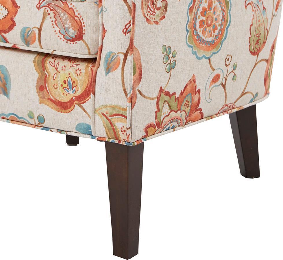 Olliix.com Accent Chairs - Colette Accent Wingback Chair Cream