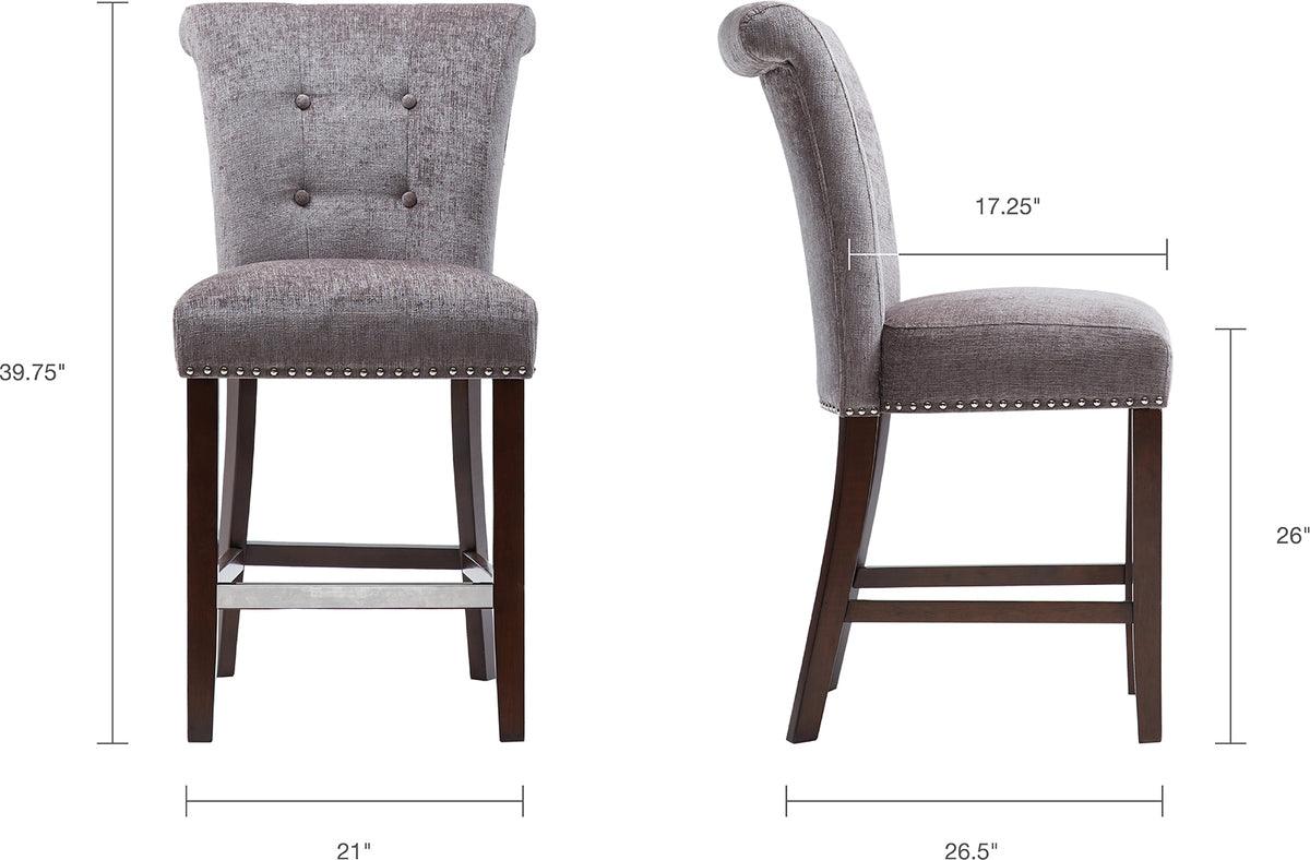 Olliix.com Barstools - Colfax Counter Stool Gray