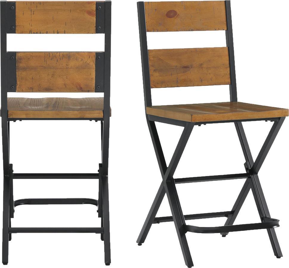 Elements Barstools - Colt Counter Side Chair in Brown