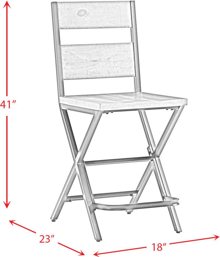 Elements Barstools - Colt Counter Side Chair in Brown