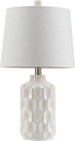 Olliix.com Table Lamps - Contour Table Lamp Ivory