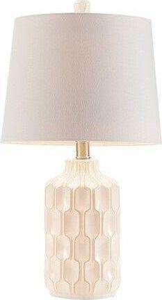Olliix.com Table Lamps - Contour Table Lamp Ivory