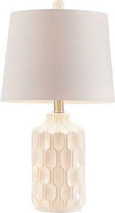 Olliix.com Table Lamps - Contour Table Lamp Ivory