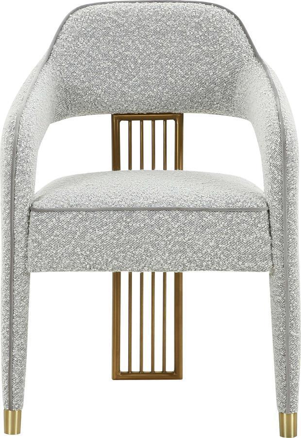 Tov Furniture Dining Chairs - Corralis Speckled Grey Boucle Dining Chair