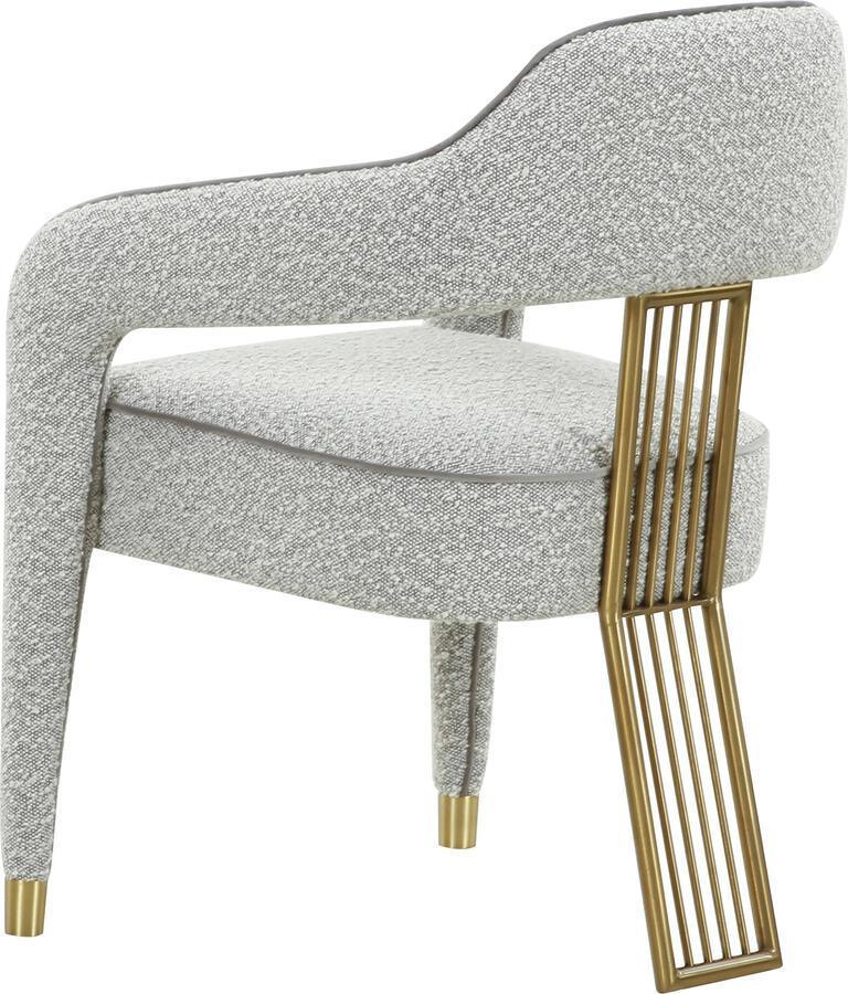 Tov Furniture Dining Chairs - Corralis Speckled Grey Boucle Dining Chair