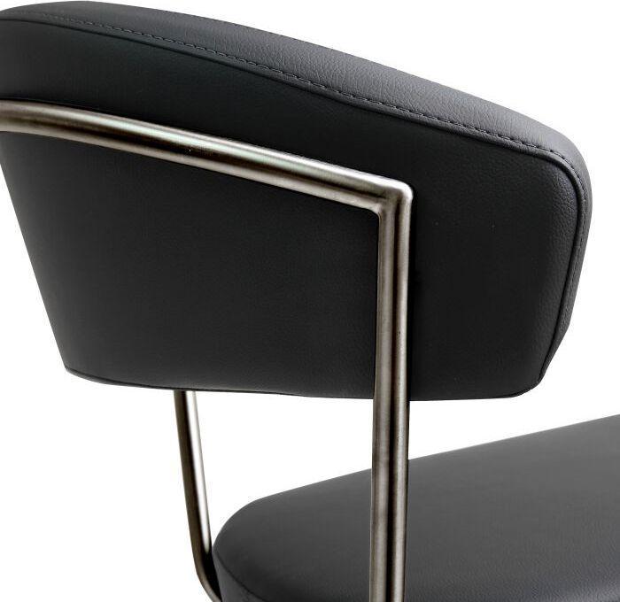 Tov Furniture Barstools - Cosmo Black on Black Steel Barstool