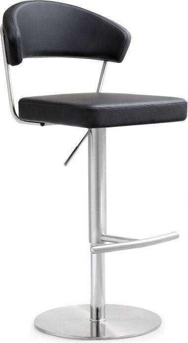 Tov Furniture Barstools - Cosmo Black Stainless Steel Barstool