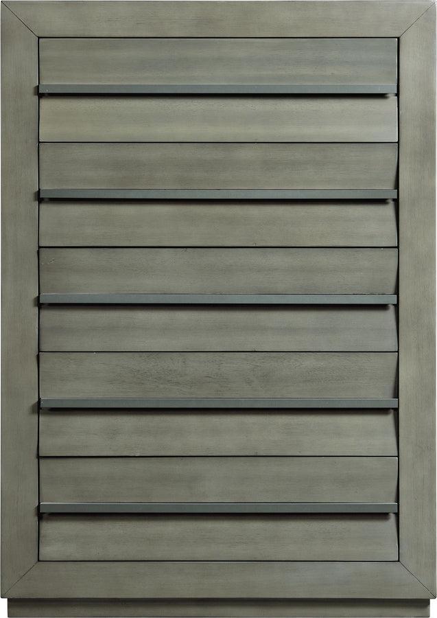 Elements Bedroom Sets - Cosmo King Storage 3Pc Bedroom Set In Grey