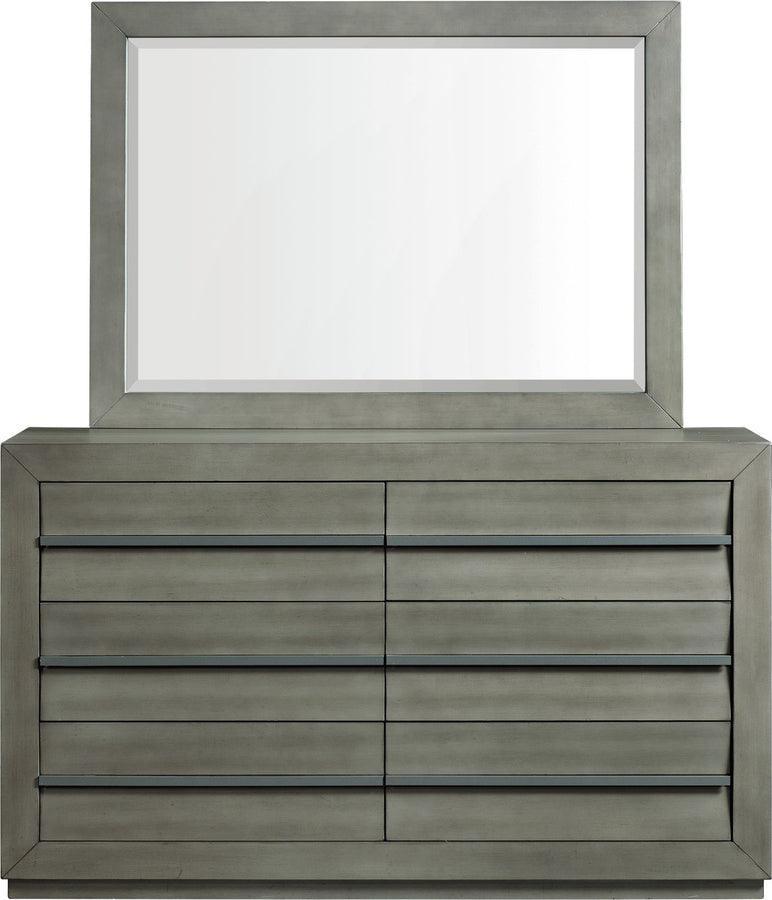 Elements Bedroom Sets - Cosmo King Storage 5Pc Bedroom Set In Grey