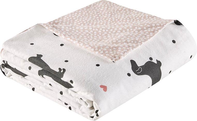 Olliix.com Duvet & Duvet Sets - Cozy Flannel Duvet Set Full/Queen Olivia Dog