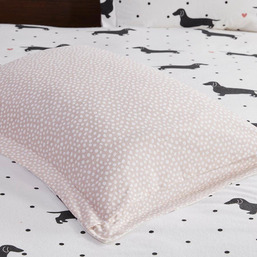 Olliix.com Duvet & Duvet Sets - Cozy Flannel Duvet Set Full/Queen Olivia Dog