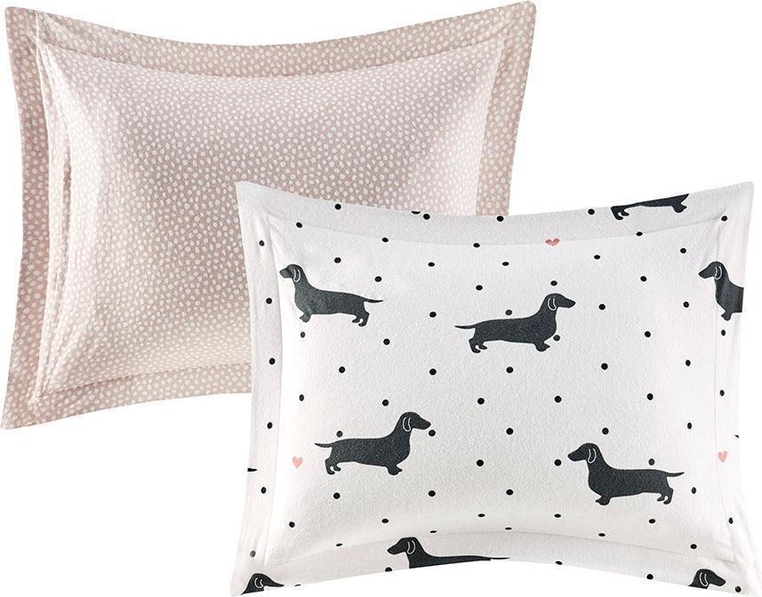 Olliix.com Duvet & Duvet Sets - Cozy Flannel Duvet Set Full/Queen Olivia Dog