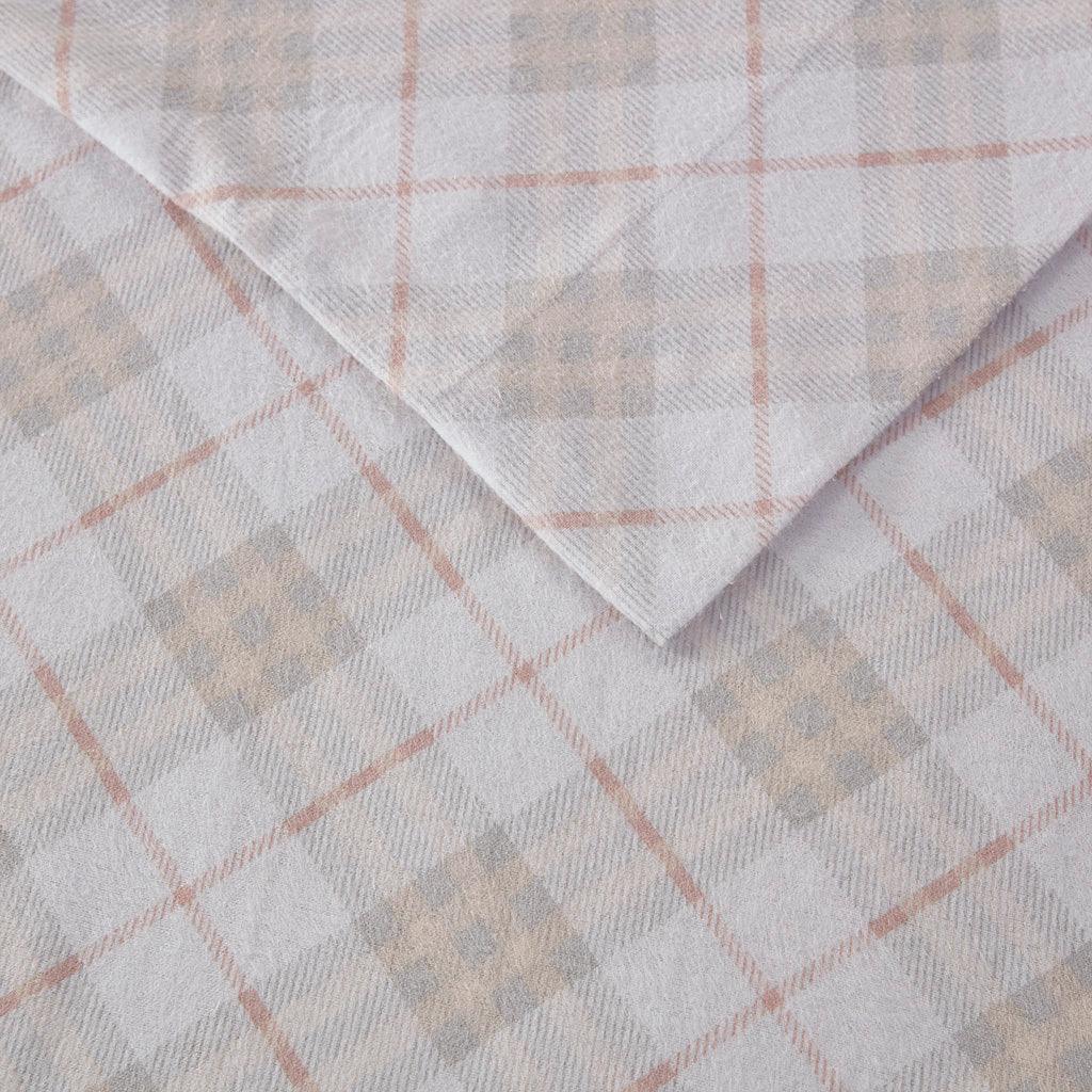 Olliix.com Sheets & Sheet Sets - Cozy Flannel Queen Sheet Set Pink