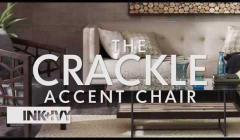 Olliix.com Accent Chairs - Crackle Accent Chair Tan